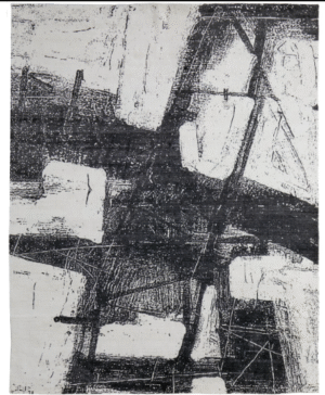 CODA-BLACK/-WHITE-5' X 8'