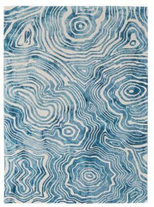 LORRAIN-BLUE/IVORY-10' X 10' Round