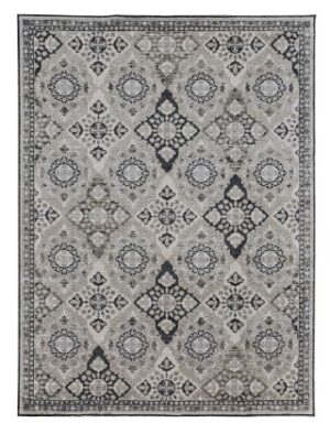 MACKLAINE-SILVER/BLACK-9'-2" X 12'